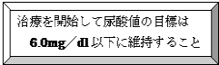 �z��: ���Â��J�n���ĔA�_�l�̖ڕW��
�@6.0mg�^dl�ȉ��Ɉێ����邱��

